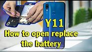 How to open Vivo Y11 replace the battery - how to open back cover