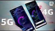 Samsung Galaxy S10 5G vs. Galaxy S10