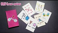 How To Make Adorable Mini Love Notes /diy cute gift ideas part 1