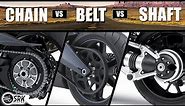 Motorcycle Chain vs Belt vs Shaft Which one is Better?