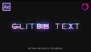 Glitch Text Animation | Tutorial for After Effects
