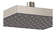 Delta Faucet Single-Spray Rain Shower Head Brushed Nickel, Rainfall & Square Shower Head, Brushed Nickel Rainfall Shower Head, Delta Rain Shower Head, Stainless 52841-SS, 1.75 GPM Water Flow