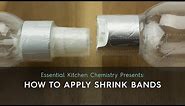 How to Apply Shrink Bands to Cosmetics