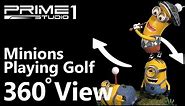 Minions Playing Golf (Despicable Me & Minions) 360°View - Prime 1 Studio