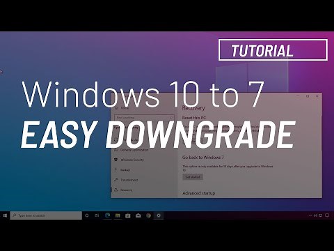 How to uninstall Windows 10 and downgrade to Windows 7 (2021)