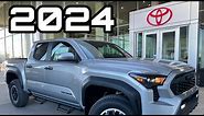 2024 TOYOTA TACOMA TRD OFF ROAD in Celestial Silver Metallic walk around what's new inside outside