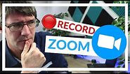 How to Record a meeting in Zoom (Video and Audio)