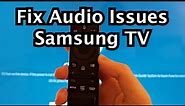 How to Reset Audio/Sound Settings (Fix Sound Issues) on Samsung Smart TV