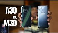 Samsung Galaxy A30 vs M30 Comparison of Specs, Design, Cameras - Which is better? Gizmo Times