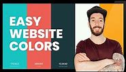 How to choose website color scheme (Quick 3 step process for attractive website colors)