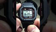 Casio G-Shock - GWM-5610-1 - Men's Solar Black Resin Sport Watch