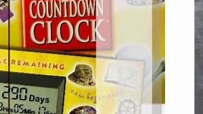 Classic Retirement Clock Countdown to Retire to 2060 Great Gift - AtopTheTable.com