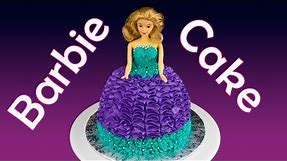 Barbie Cake / Princess Cake: How to Make a Barbie Cake by Cookies Cupcakes and Cardio