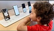 iPhone 13 Mini Shopping at the Apple Store... HE FINALLY BUYS IT! 🥳📱