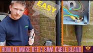 How to Make off a SWA Gland | Steel Wire Armoured Cable Install