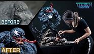 Painted venom 1/3 scale statue l Behind the scenes