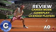 AO International Tennis Review | CAREER MODE/GAMEPLAY | First Look & First Impressions