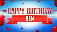 Happy Birthday Ben