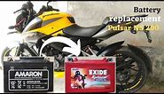 How to replace Battery in Pulsar NS 200 and Pulsar Rs 200
