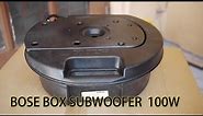BOSE BOX SUBWOOFER Speaker /Test