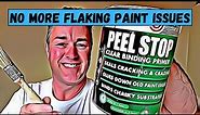 how to fix flaking peeling paint - walls ceiling - bathroom - kitchen - Zinsser Peel Stop