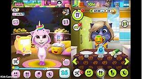 My Talking Tom Gameplay - My Talking Angela - Great Makeover For Children HD