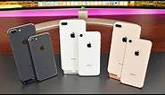 Apple iPhone 8 vs 8 Plus: Unboxing & Review (All Colors)