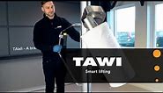 TAWI Stainless Steel Lifting Trolley | Lifting and Moving Reels in Sensitive Environments