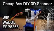 The Cheapest and Worst DIY 3D-Scanner in the World [ESP8266, ToF, WiFi, WebGL]