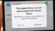How To FIX This Apple ID Hasn't Been Used In The iTunes Store! (2021)