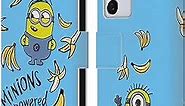 Head Case Designs Officially Licensed Despicable Me Powered by Bananas Minion Graphics Leather Book Wallet Case Cover Compatible with Samsung Galaxy S21 Ultra 5G