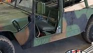 Removable Canvas Soft Top for Military Humvee 4-door in Black, Tan or