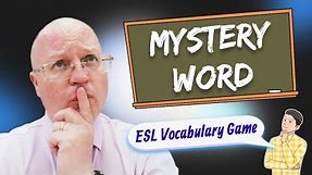 Simple ESL Vocabulary Game: "Mystery Word"