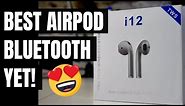 I12 TWS Blue Label Airpods Best Bluetooth Yet