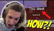 xQc Minecraft Speedrun Rage Moments #1