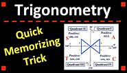 Trick for Memorizing the Signs of Trig Functions ❖ All Students Take Calculus