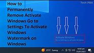 How to Permanently Remove Activate Windows Go to Settings To Activate Windows Watermark | Windows 10