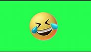 Laughing Emoji Symbol Green Screen | Animation | Sky FX