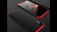 Best Hybrid 360 Case + Tempered Glass for iPhone X