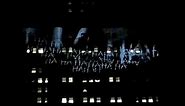 Dark Knight Bat Signal in New York City