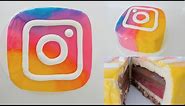 NEW INSTAGRAM LOGO MIRROR GLAZE DESSERT How To Cook That Ann Reardon