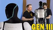 It Happened! Elon Musk Revealed BIG Upgrade Tesla Bot Gen 3 - Optimus! Hit the Market in 2025!