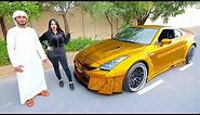 THE WORLDS MOST EXPENSIVE NISSAN GTR *REAL GOLD* !!!