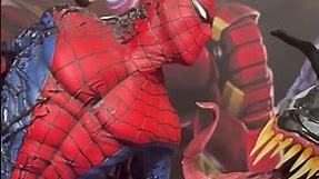 Venom Vs Spiderman Statue #shorts #venom #spiderman #mcu #marvel