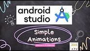 Simple Animations on Button Clicks in Android: Fade and Rotate Effects with ObjectAnimator