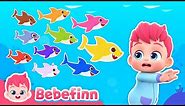 EP121 | 🔟🦈 Ten Little Sharks | Bebefinn Nursery Rhymes for Kids