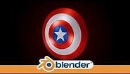 Making a Captain America Shield in Blender 2.8