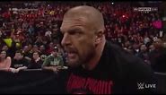 Triple h brawls with Roman Reigns & breaks his nose!