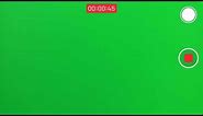 IPhone Camera Screen recording green screen | Royalty Free Stock Footage