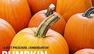 Pumpkin Activities for Preschool and Kindergarten - Little Bins for Little Hands